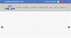 Desktop Screenshot of lonestarpain.com